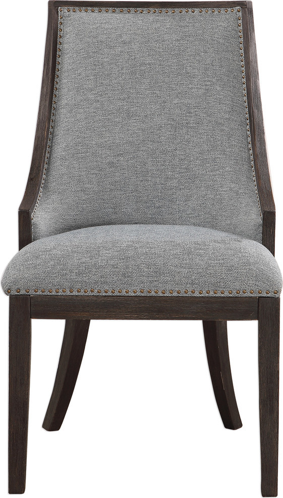 Janis Accent Chair   Transitional   Armchairs And Accent Chairs   by HedgeApple  Houzz