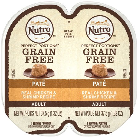 Nutro Perfect Portions Real Chicken and Shrimp Recipe Pate for Adult Cat