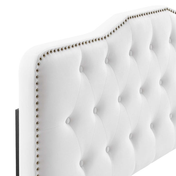 Sophia Tufted Performance Velvet Twin Headboard - - 34149327