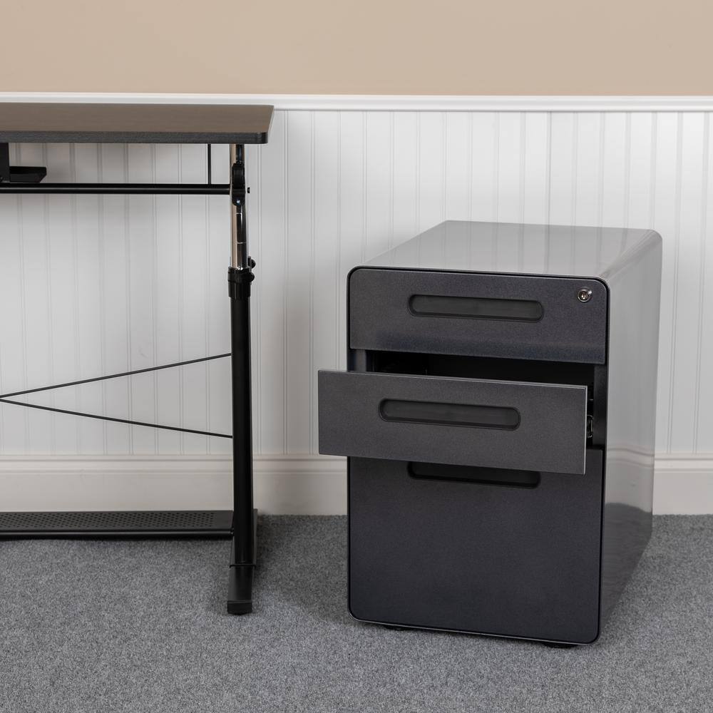 Carnegy Avenue Black Filing Cabinet CGA-442983-BL-HD