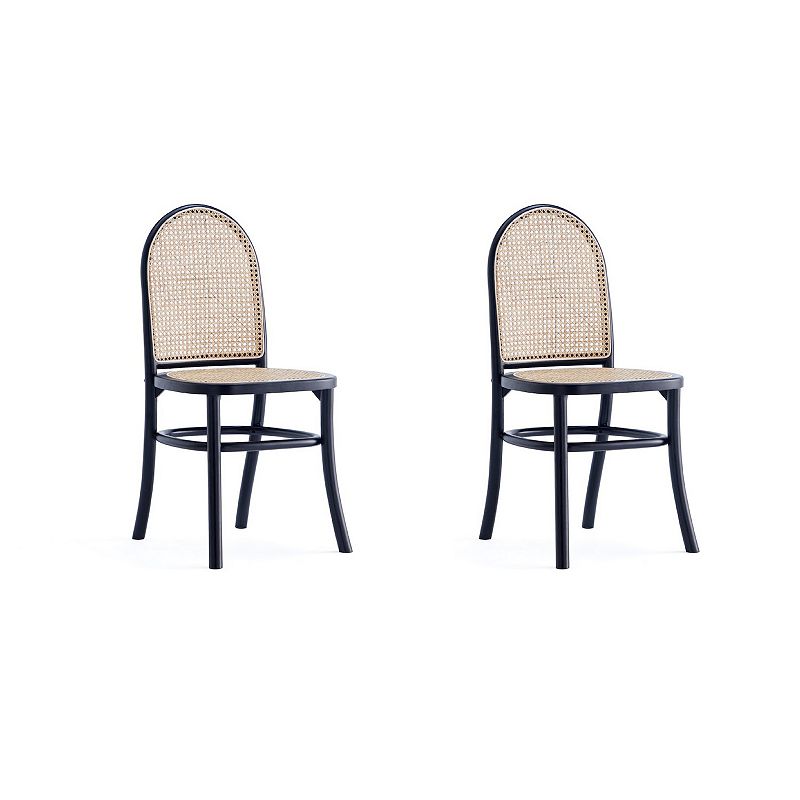 MANHATTAN COMFORT Paragon Rounded Dining Chair 2-piece Set