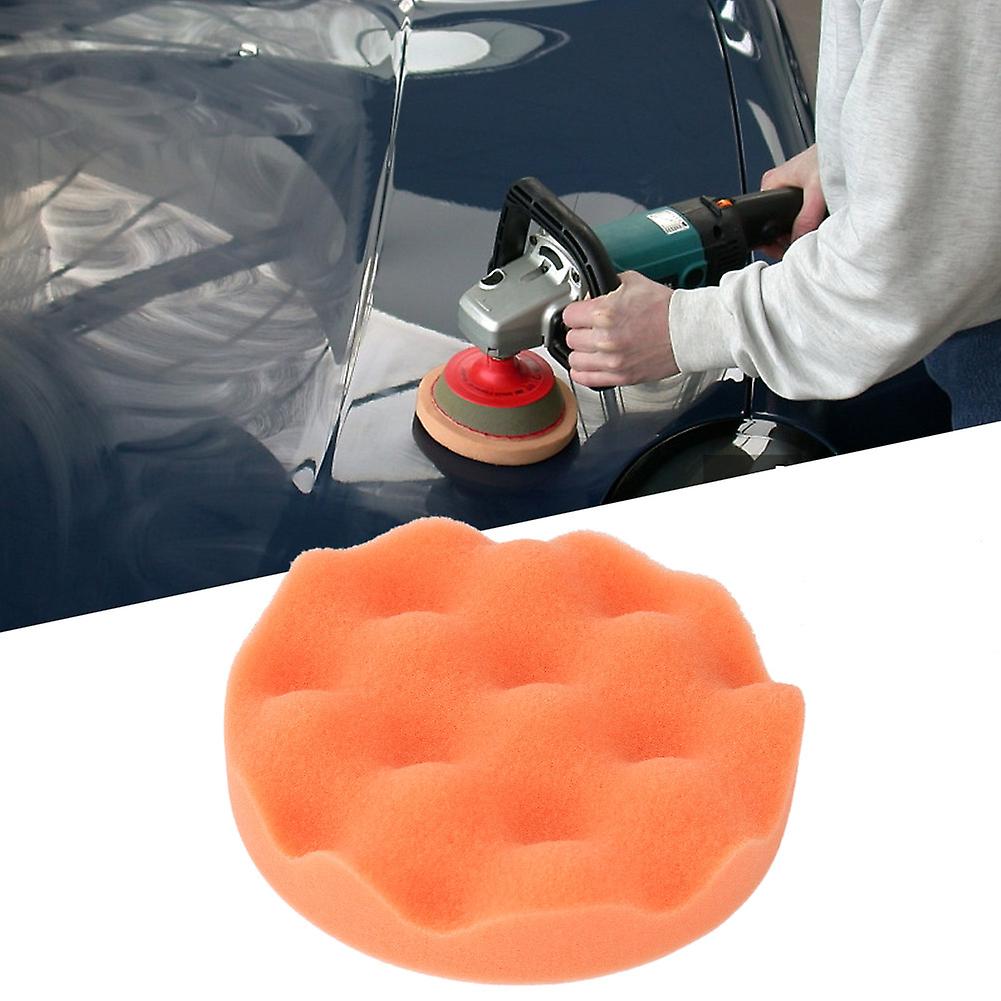 1pcs 125mm Waxing Polishing Buffing Pads Self Adhesive Sanding Sponge Disc (wave Disc)