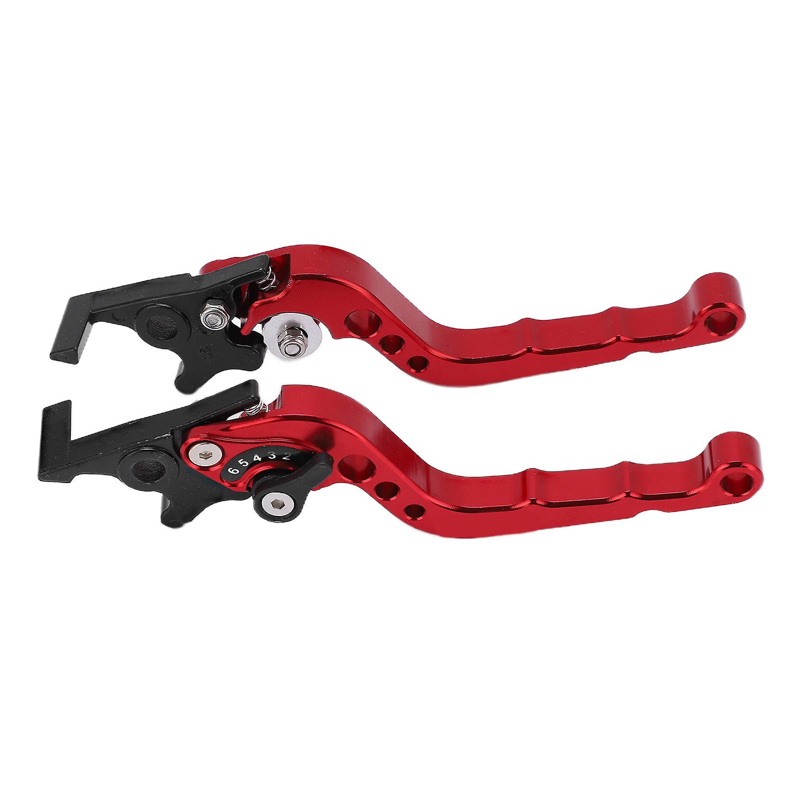 Motorcycle Clutch Brake Handle Lever Cnc Aluminum Alloy Universal Motorbike Accessoriesred