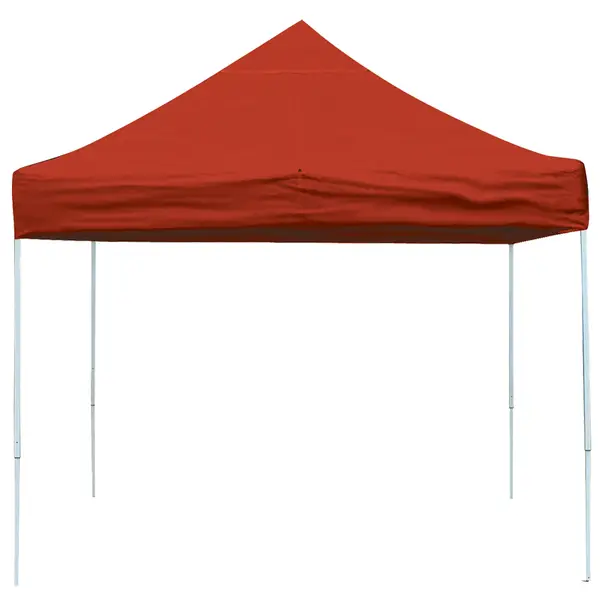 ShelterLogic 10'x10' Red Pro Series Pop Up Straight Leg Canopy