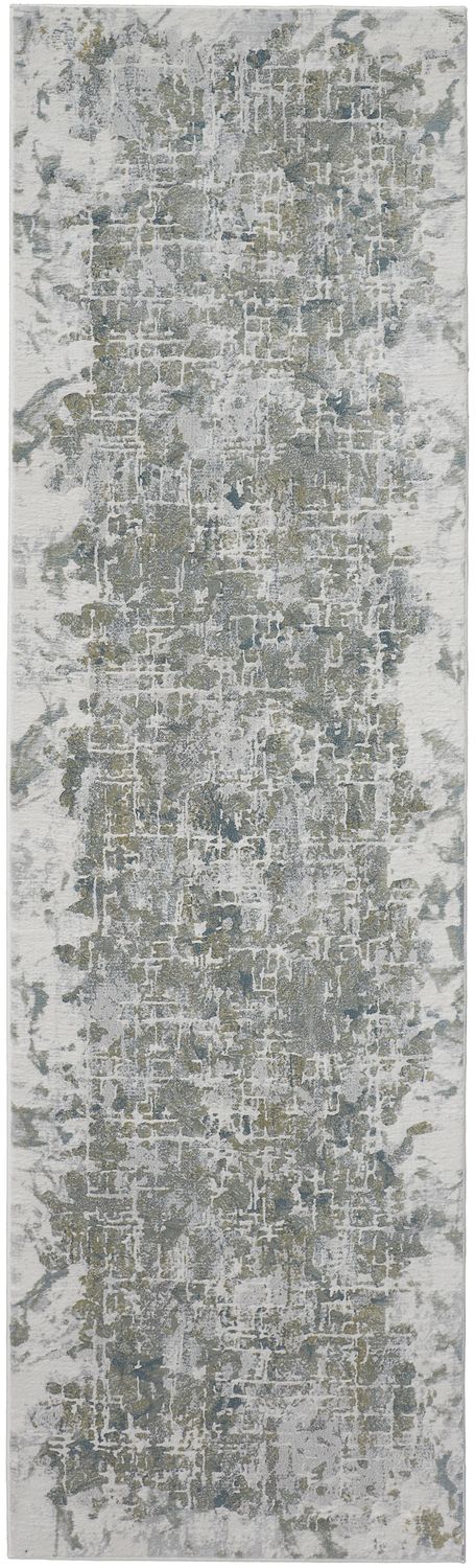 Halton Green and Gray Rug by BD Fine