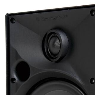 100-Watt Outdoor Speaker 5-14 in. Woofer with Rubber Surround Timbre-matched to all One-Series Speakers (Black) ASM80516