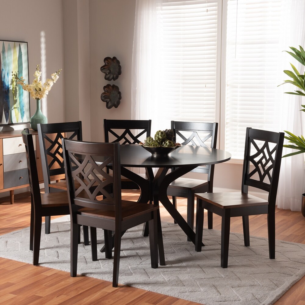 Miela Modern and Contemporary 7 PC Dining Set