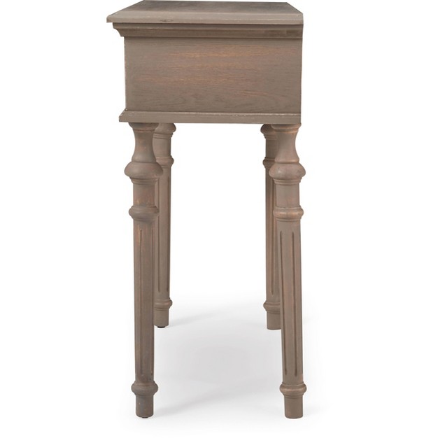 Cassatt 2 Drawer Console Table Gray Finch