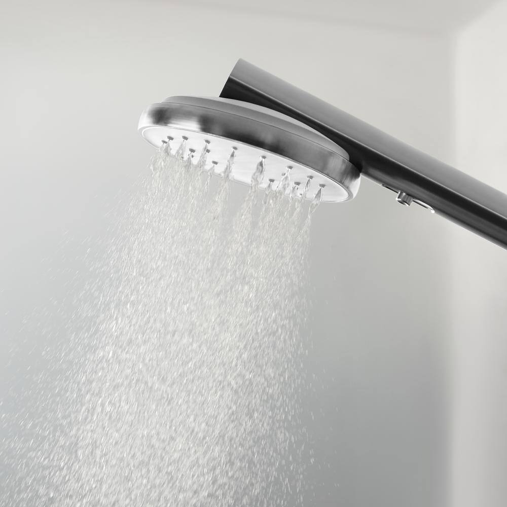 HAI Smart 2-Spray Wall Mount Handheld Shower Head 2.5 GPM in Moon HSBTHI1