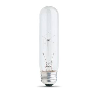 Feit Electric 25-Watt Soft White (2700K) T10 Dimmable E26 Base Incandescent Light Bulb BP25T10HDRP