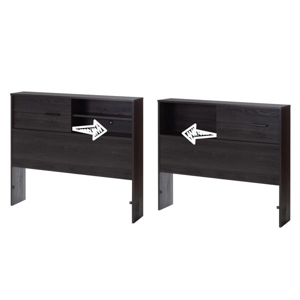 South Shore Fynn Twin Headboard with Storage - - 11036469