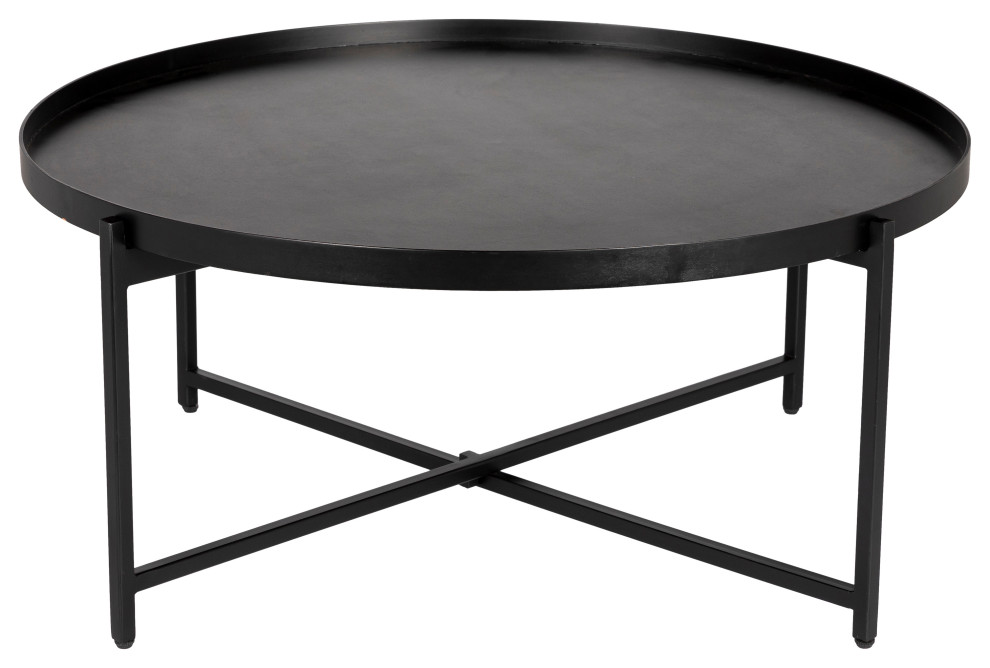 Surya Aracruz 14 quotH x 32 quotW x 32 quotD Coffee Table   Industrial   Coffee Tables   by Surya  Houzz