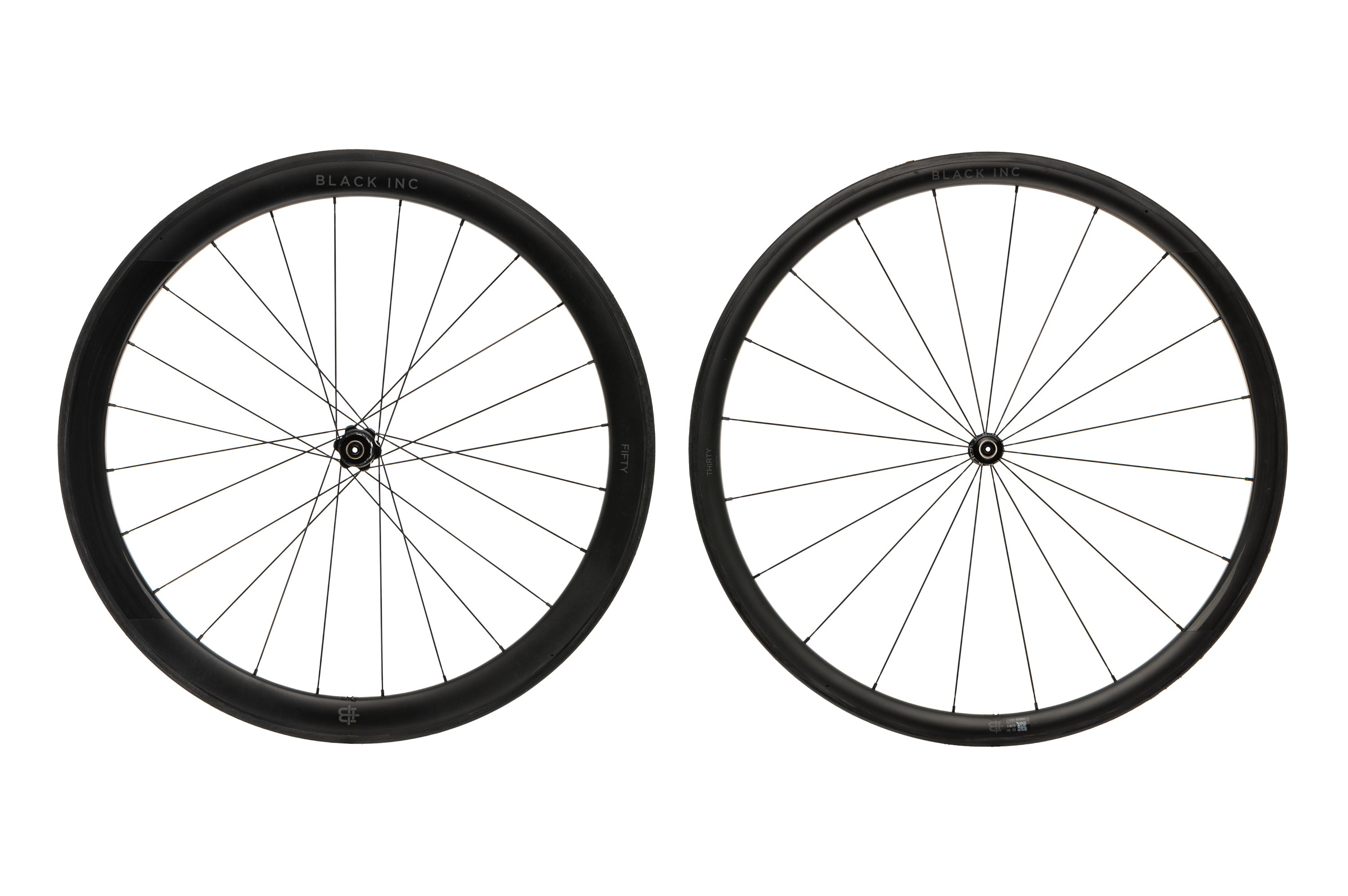 Black Inc. 50/30 Carbon Tubular 700c Wheelset