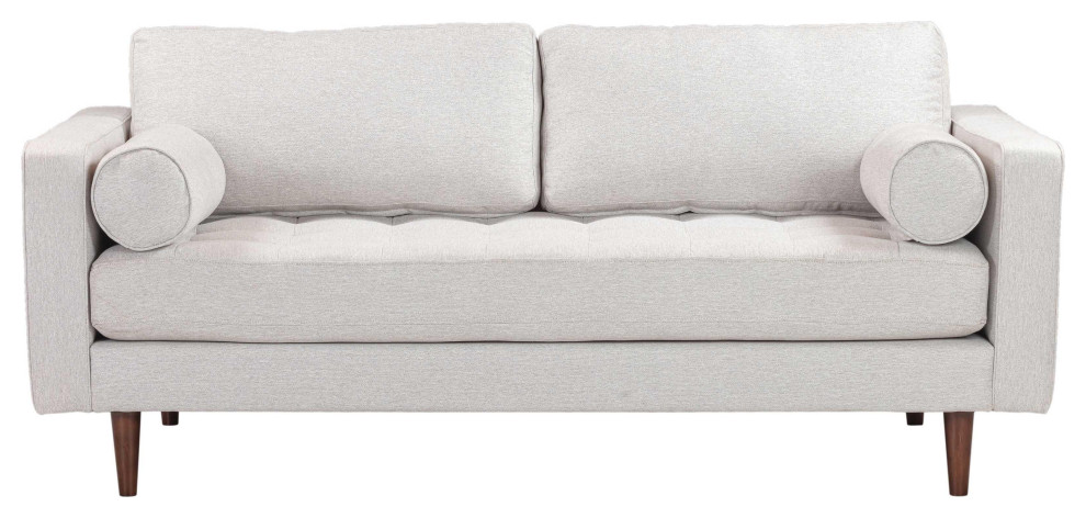 Cave Tweed Loveseat   Midcentury   Loveseats   by TOV Furniture  Houzz