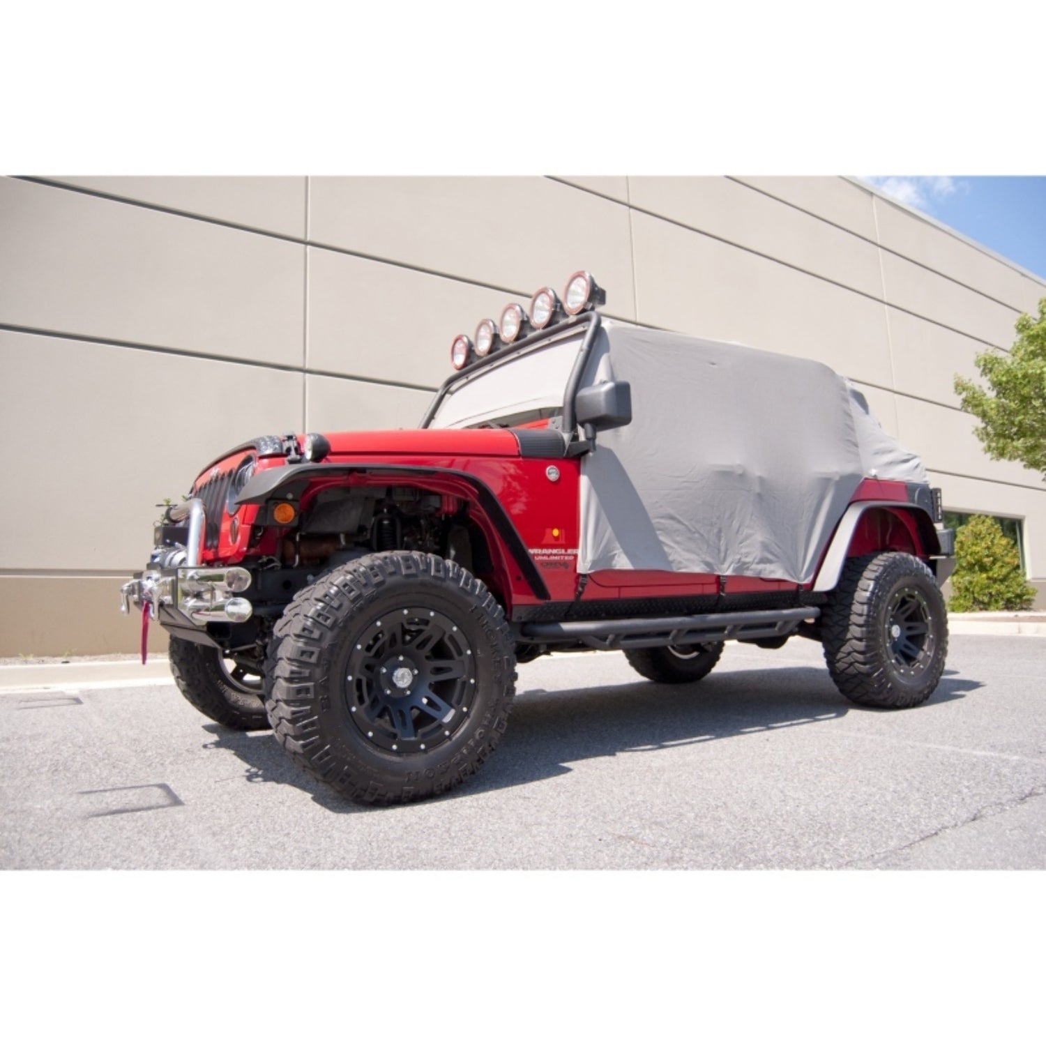 Rugged Ridge 13317.09 Cab Cover， Gray; 07-18 Jeep Wrangler JK