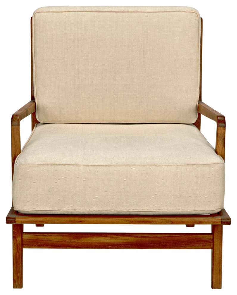 ister Chair  Teak and Rattan   Modern   Armchairs And Accent Chairs   by Sideboards and Things  Houzz