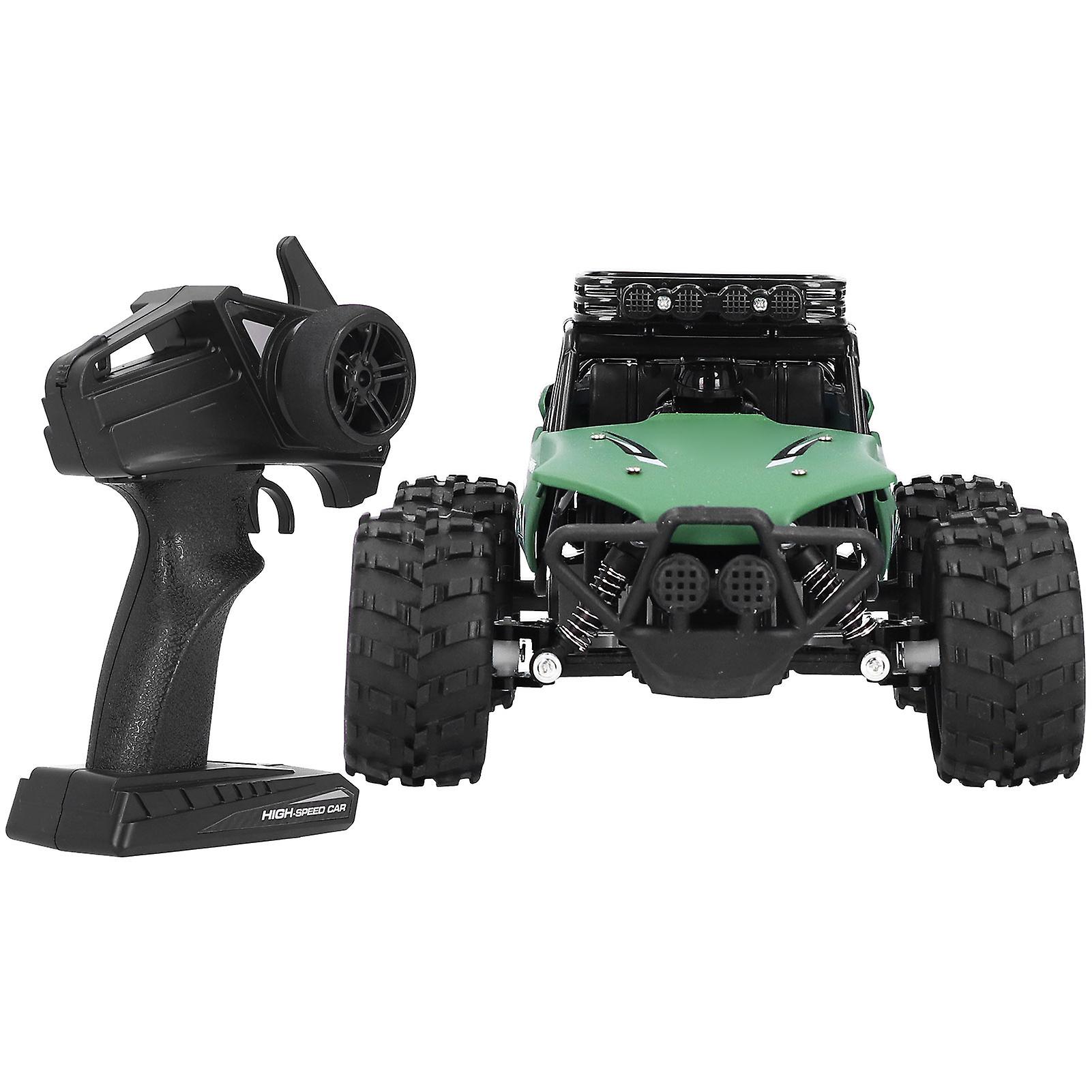 1/18 Rc Climbing Crawler Car Alloy Off Road Vehicle Remote Control Electric Child Toy 2.4ggreen