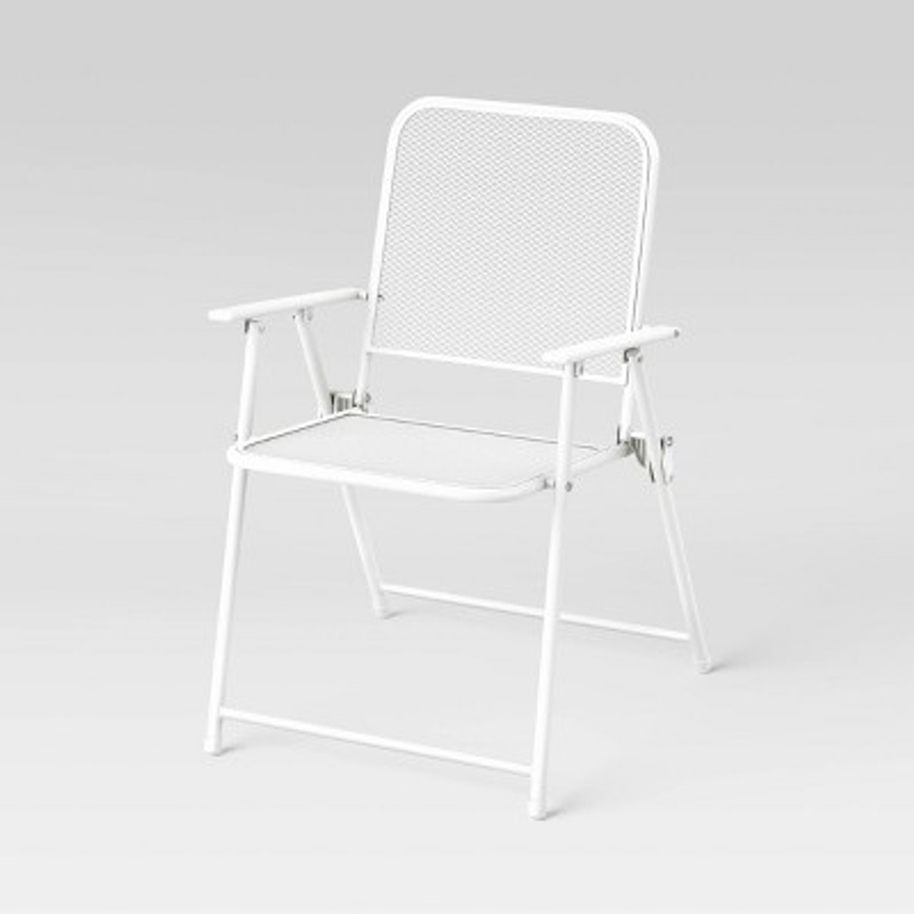 Metal Mesh Folding Chair - White - Room Essentials