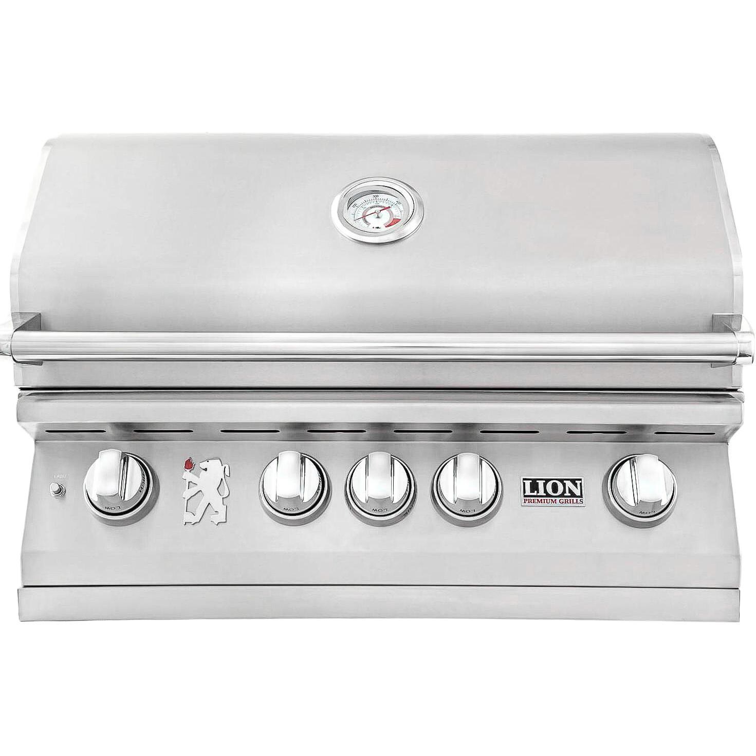 Lion L75000 32-Inch Stainless Steel Built-In Natural Gas Grill