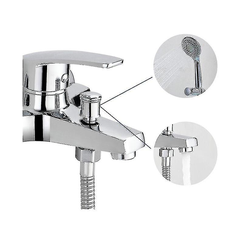 Bathtub Mixer Tap Bath/shower Faucet Chrome Brass Mixer Tap