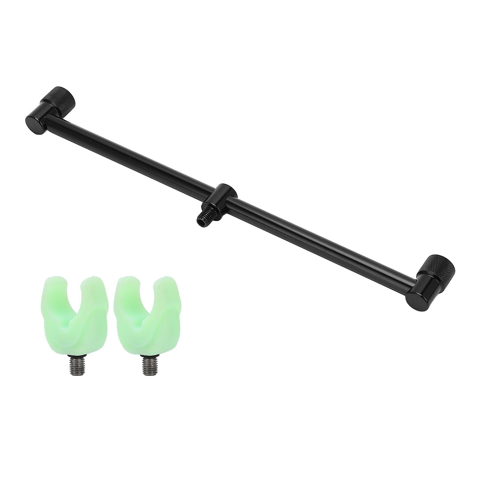 Fishing Rod Bracket Aluminium Alloy Wear Resistant Durable Easy Store Use Fishing Rod Holder For Outdoor Fishing2 Head 30cm Bracket+2pcs Bracket Head