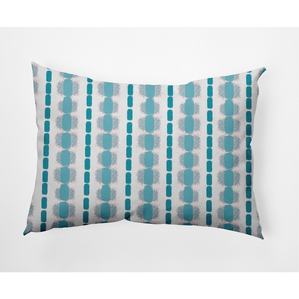 Watercolor Stripe Decorative Throw Pillow