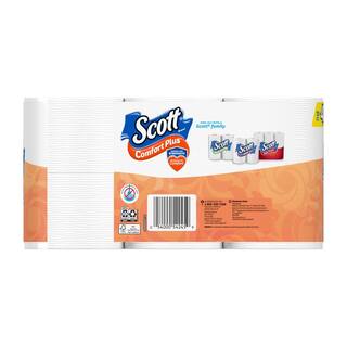 Scott Mega Roll Comfort Plus Toilet Paper (425 Sheets Per Roll 12 Rolls Per-Pack) (4 Pack of 12 Rolls per Pack) 54245