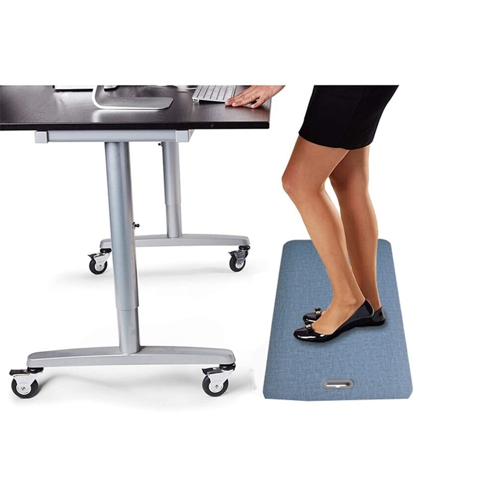 Rubber Foot Standing Desk Comfort Floor Mat for Kitchen or Office   38.66*12*1.7