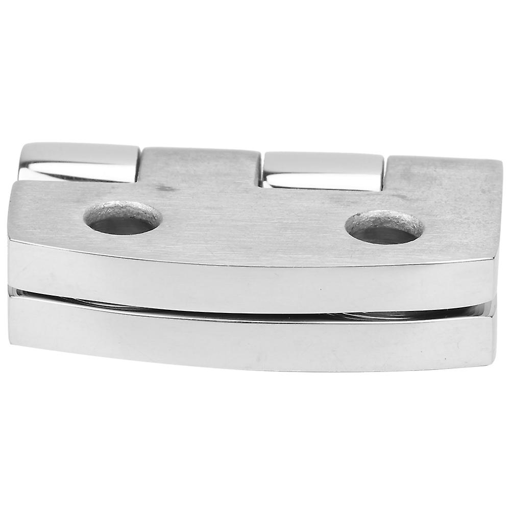 316 Stainless Steel Arc-shaped 4-hole Hinge For Boat Yacht Cabinet Door