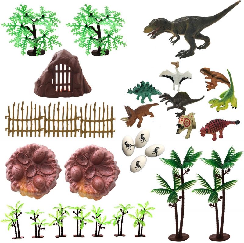 Taken All Dinosaurs Toys Set， 30 Piece