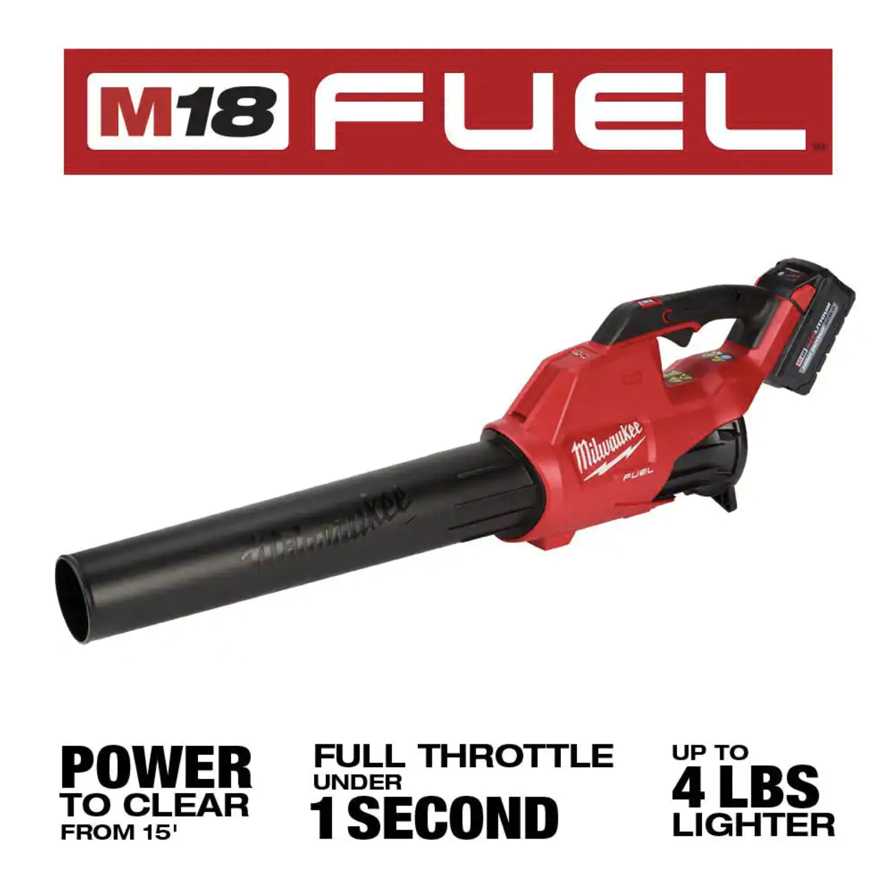 Milwaukee M18 FUEL 18V Lithium-Ion Cordless Brushless QUIK-LOK String Trimmer and Blower Combo Kit (2-Tool)