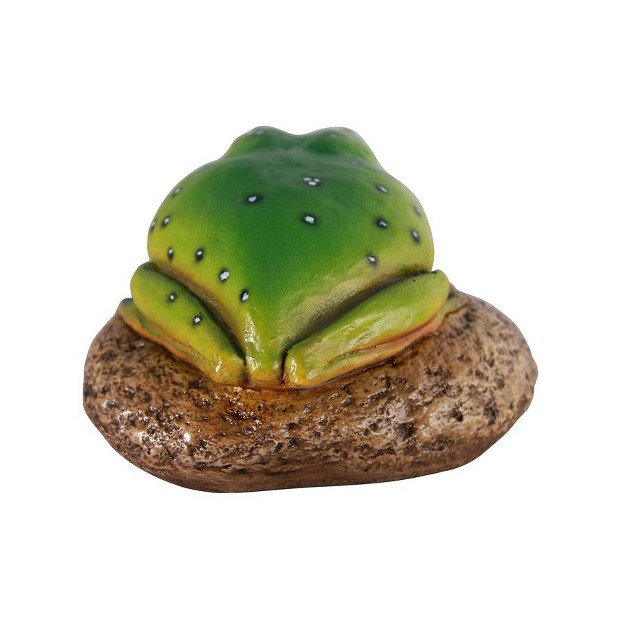 Design Toscano Toad On Rock Statue