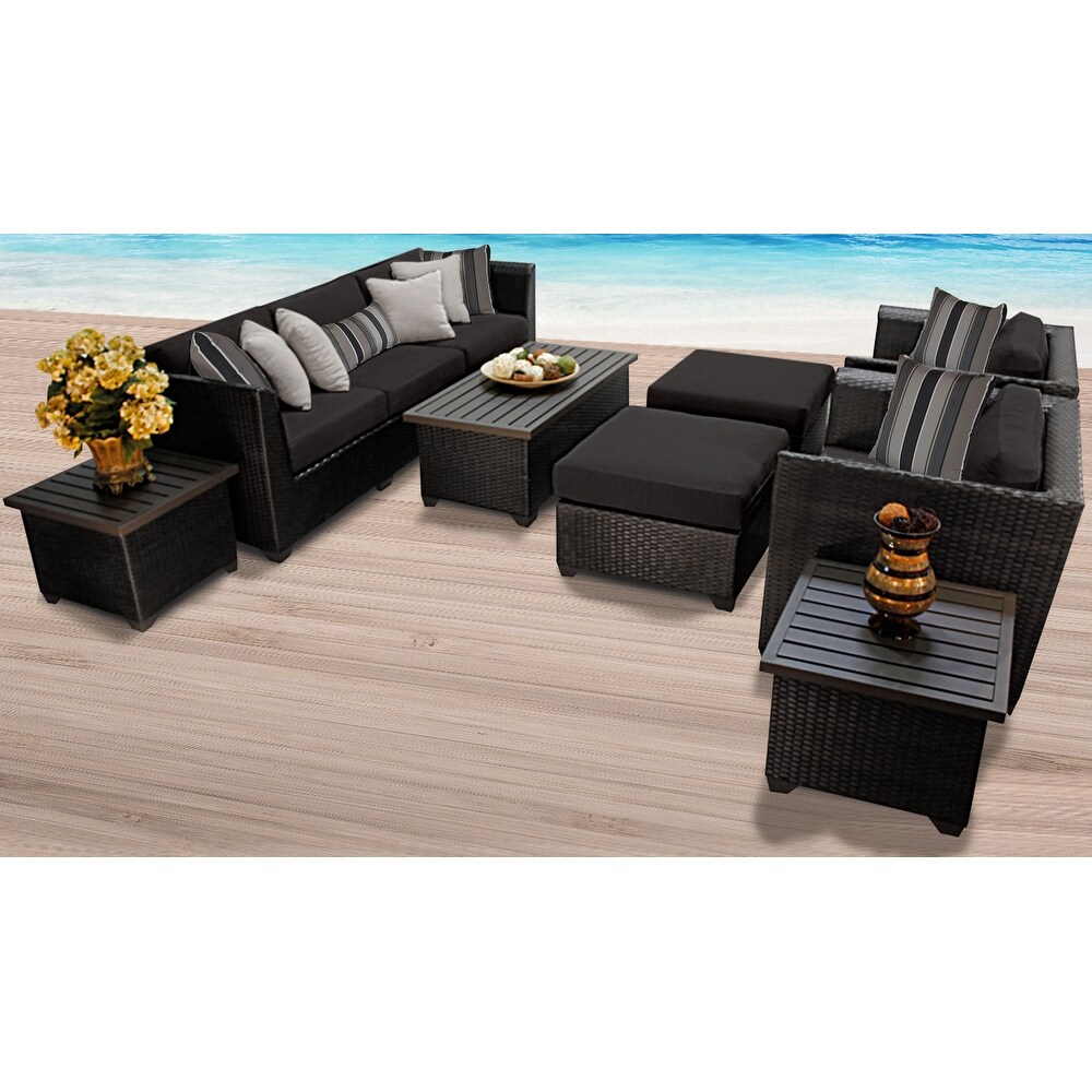 Barbados 10 piece Outdoor Wicker Patio Furniture Set