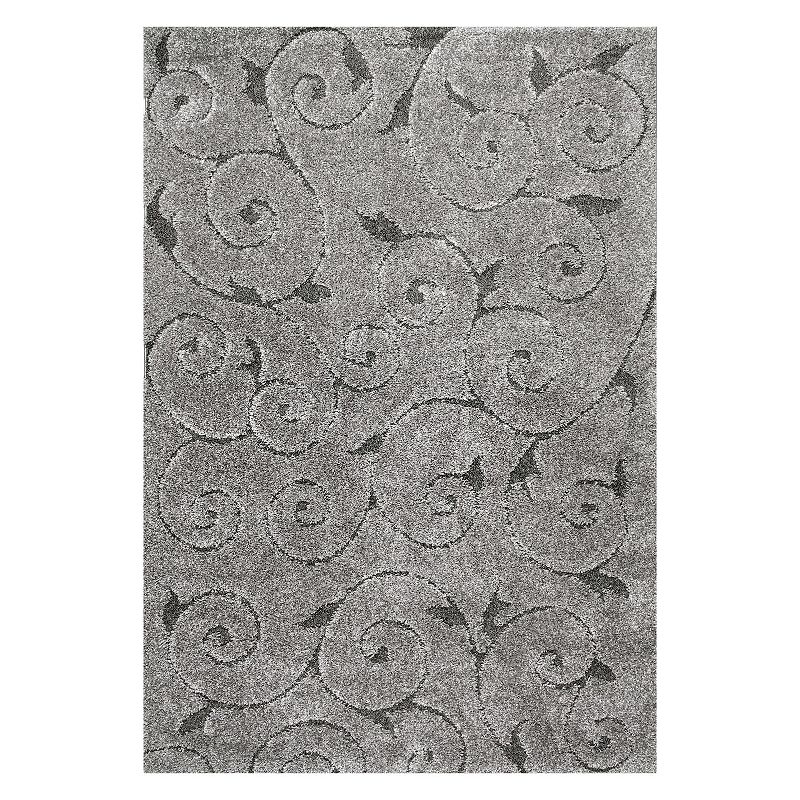 nuLOOM Maisha Scroll Shag Rug