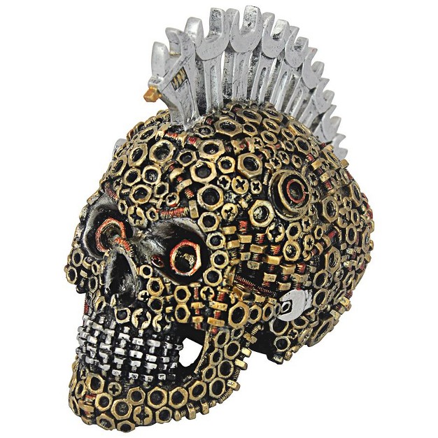 Design Toscano Gear Head Nuts And Bolts Motor Skull Statue