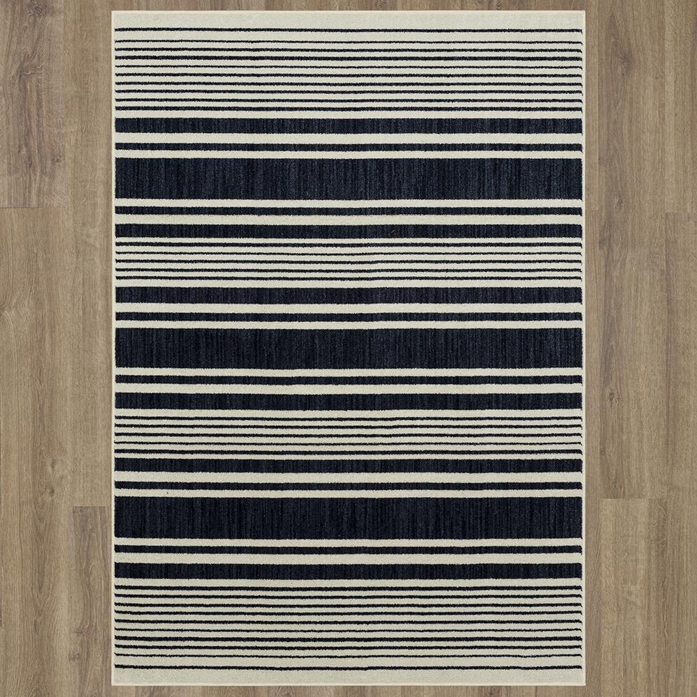 Gap Home Striped Woven Area Rug， 7and#8242; x 5and#8242;