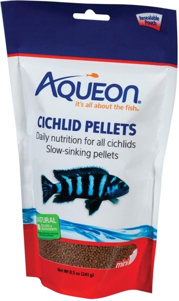 Aqueon Mini Cichlid Pellet Fish Food