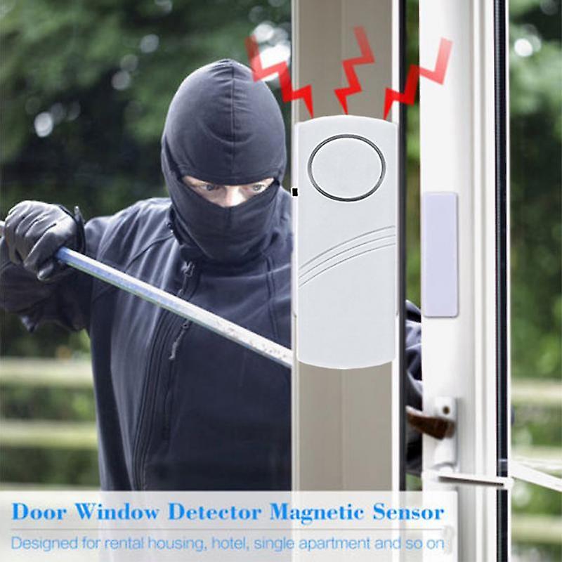 Door Window Wireless Burglar 90db Alarm With Magnetic Sensor Home Office Safe Wireless Longer System Security Anti-theft Device