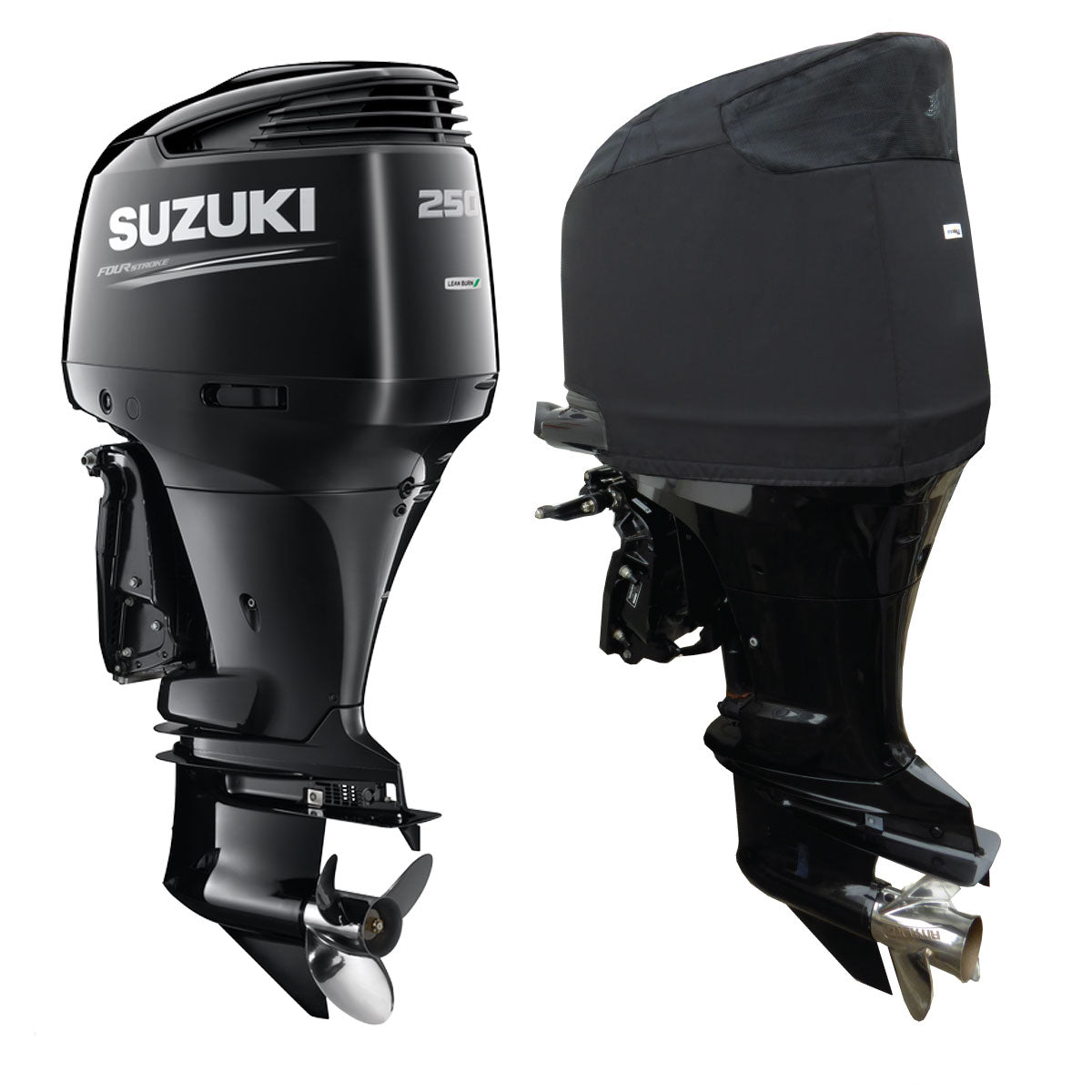 Oceansouth Outboard Heavy Duty Vented Cover for Suzuki V6 4.0L - DF250ap， DF300ap (2012-2023)