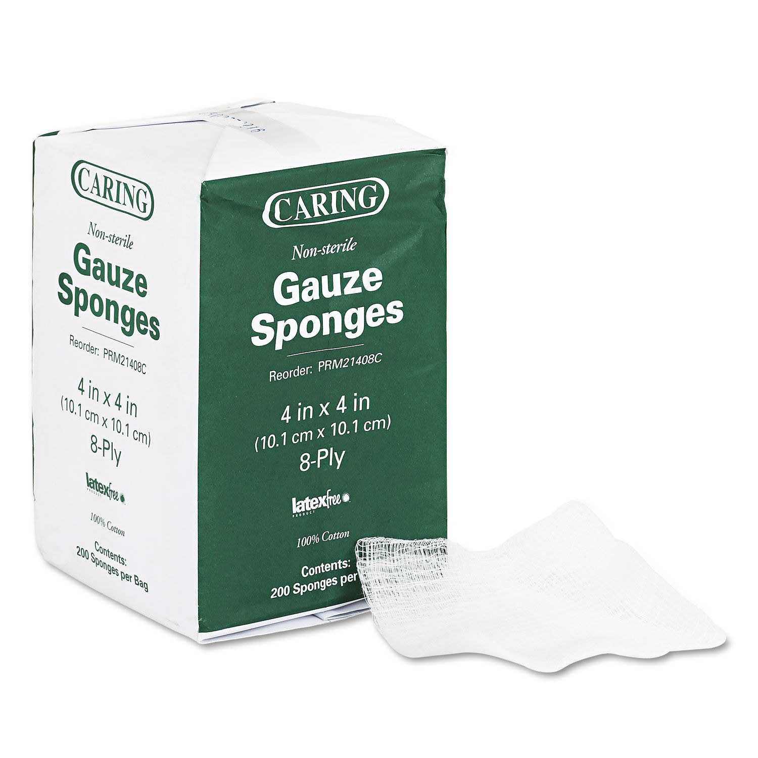 Caring Woven Gauze Sponges by Medline MIIPRM21408C