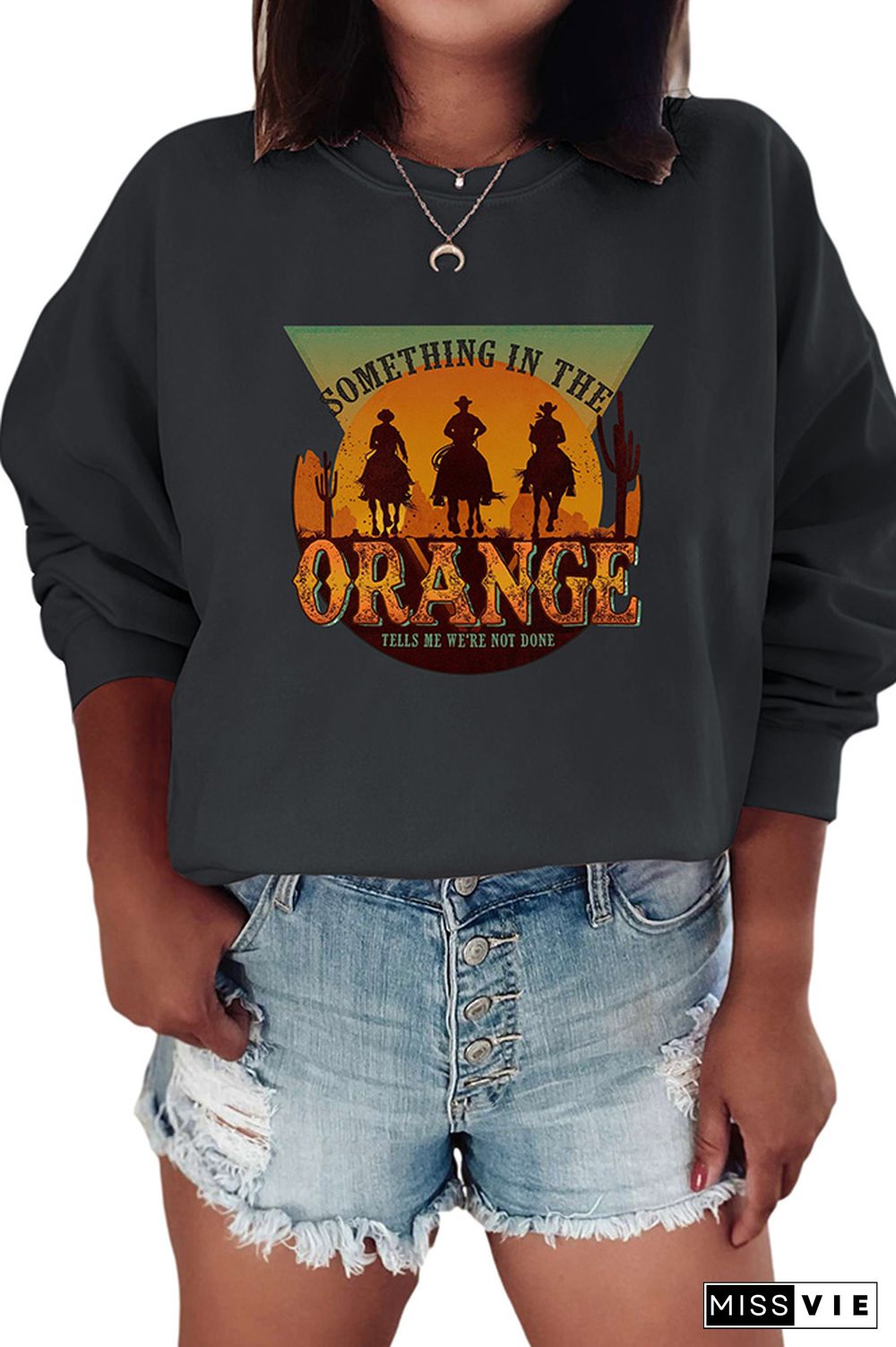 Something in the Orange Sweatshirt Wholesale