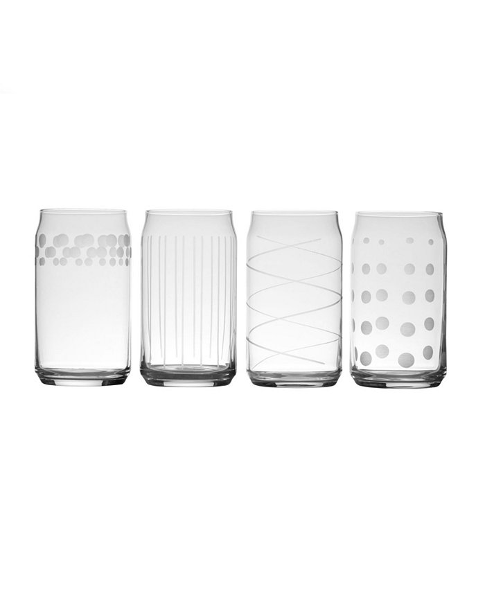 Mikasa Cheers Seltzer Glasses Set of 4 18.5 oz