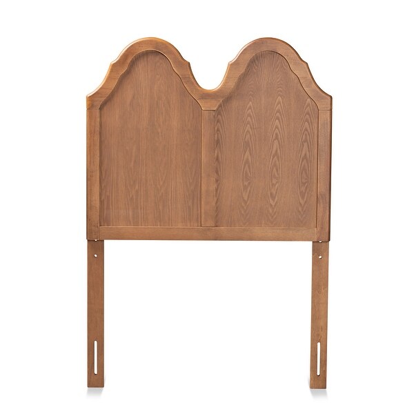 Tobin Vintage Classic Ash Walnut Wood Arched Headboard - - 32969793