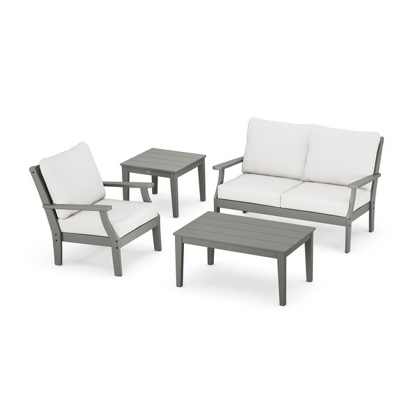 POLYWOOD Braxton 4Piece Deep Seating Set