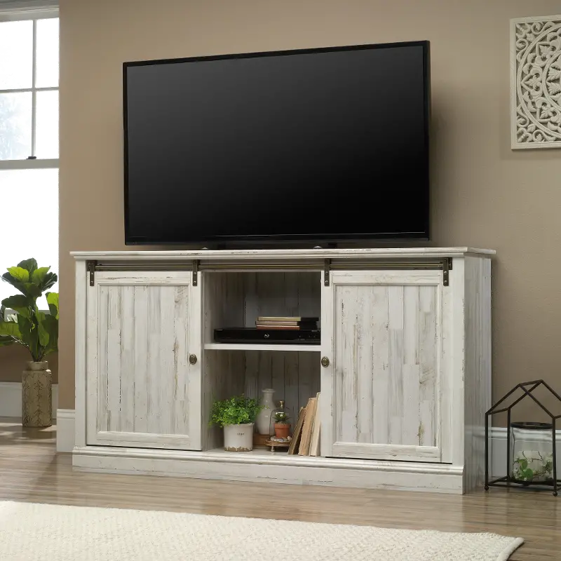 Barrister Lane Antique White 61 TV Stand