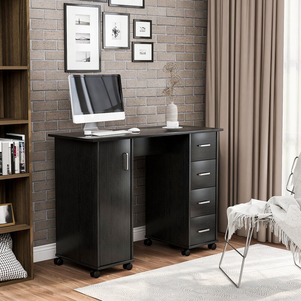 Home Office Computer Desk Table with Drawers