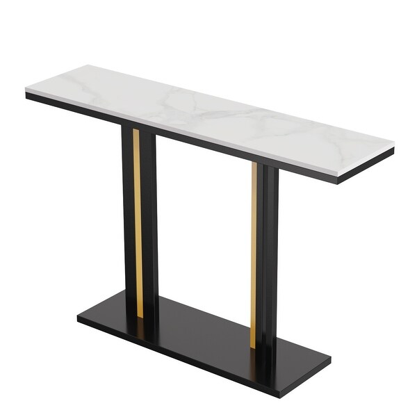 Modern Narrow Luxury Sintered Stone Console Table