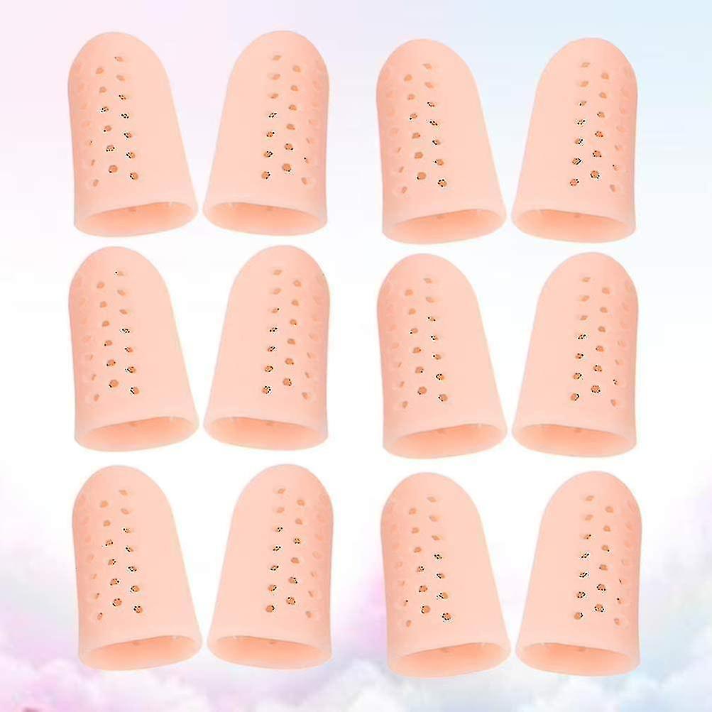 12pcs Gel Toe Cap Toe Protector Cushions Pads Guard Separator For Bunion Hammer Toe Callus