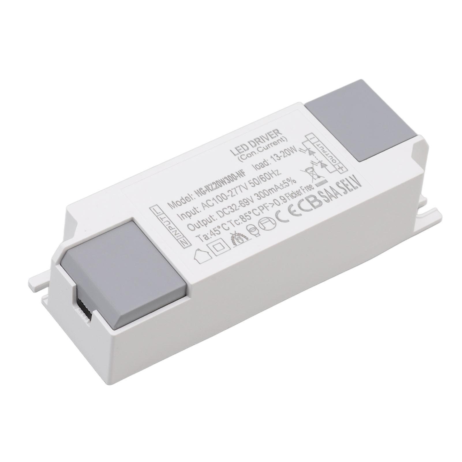 LED Power Supply Driver AC 100‑277V to DC 32‑69V LED Driver Transformer for Indoor Outdoor Light Strips Lamps