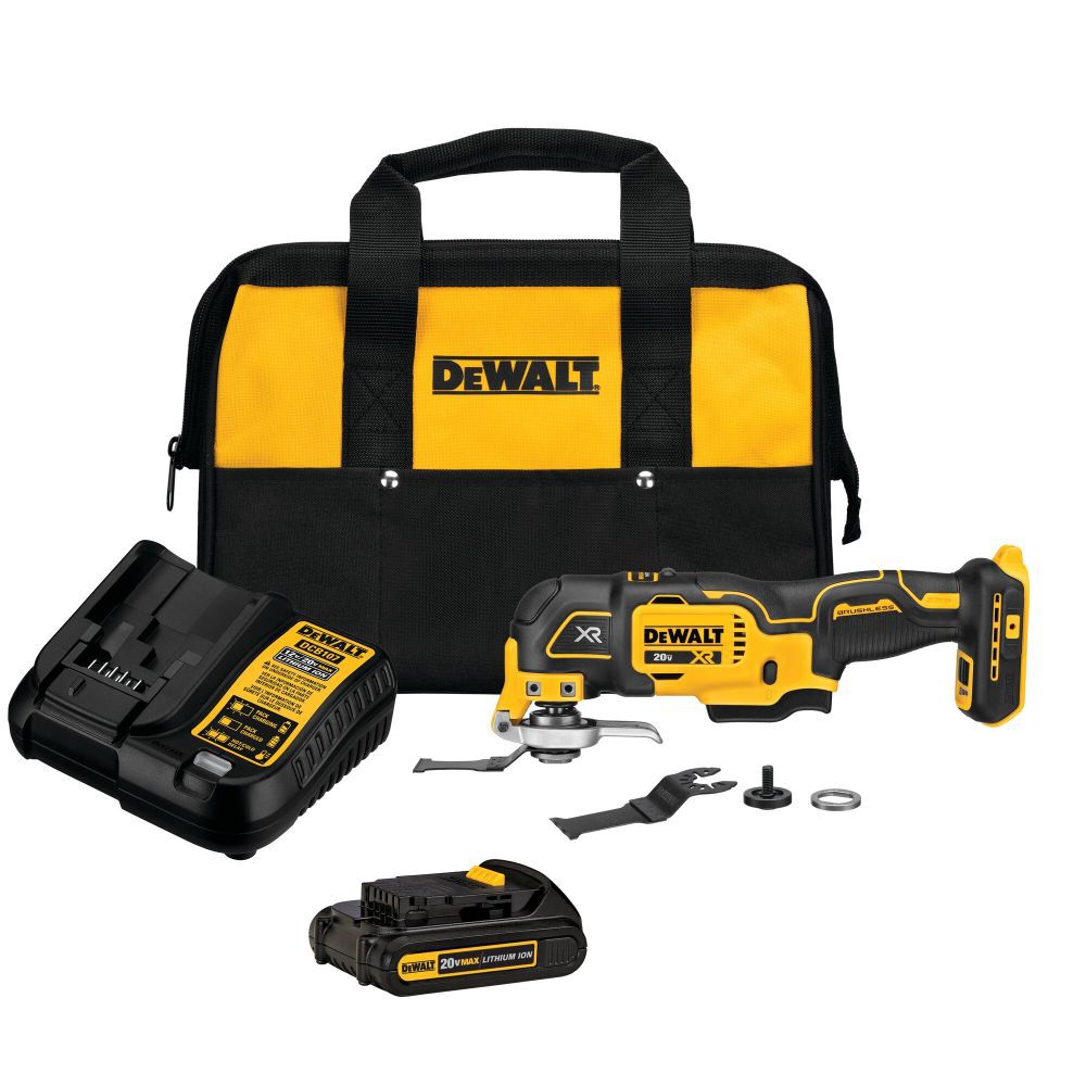 DEWALT 20V MAX XR Oscillating Tool Kit 3-Speed DCS356C1 from DEWALT